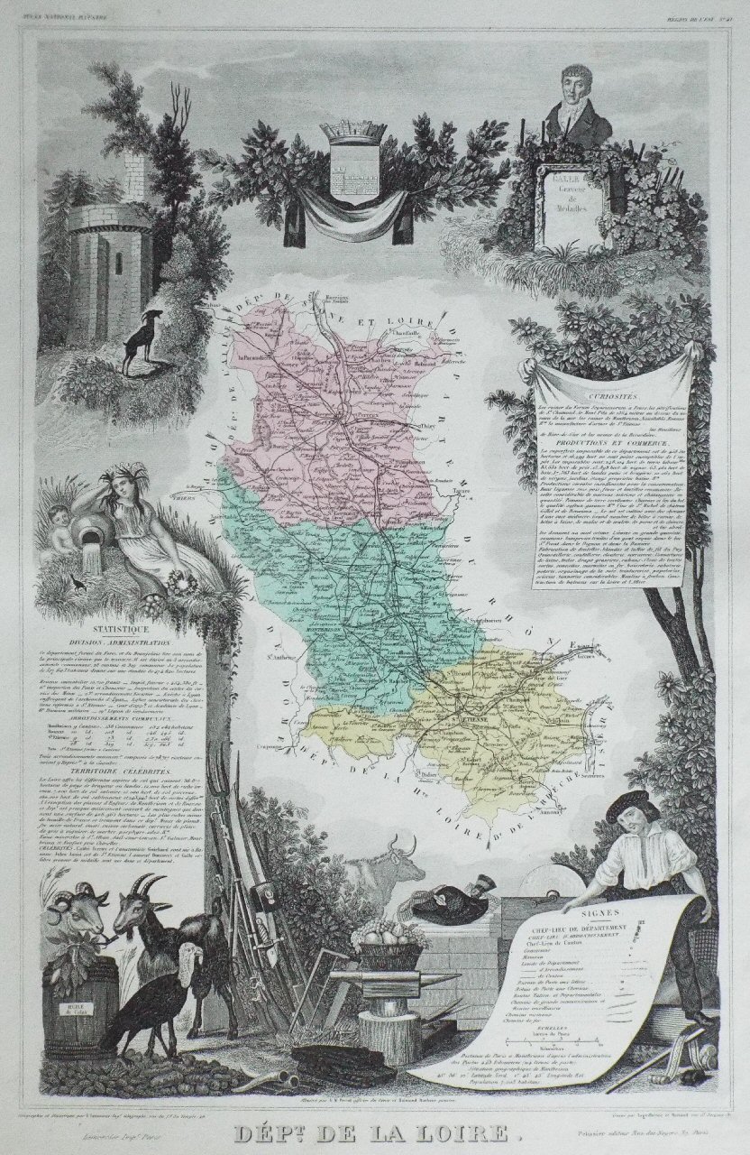 Map of Loire